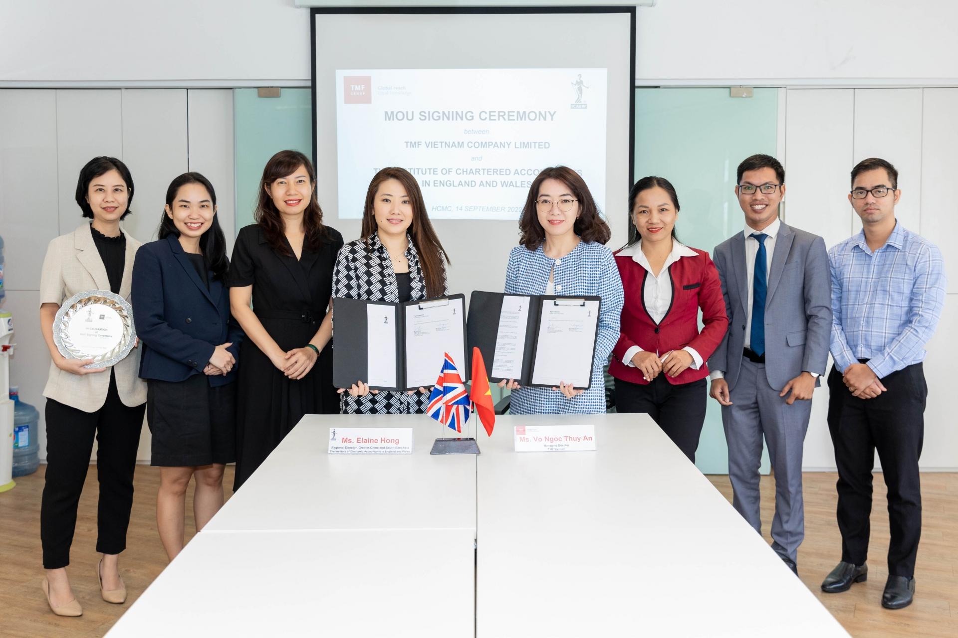 icaew and tmf vietnam cooperate to develop high quality human resources